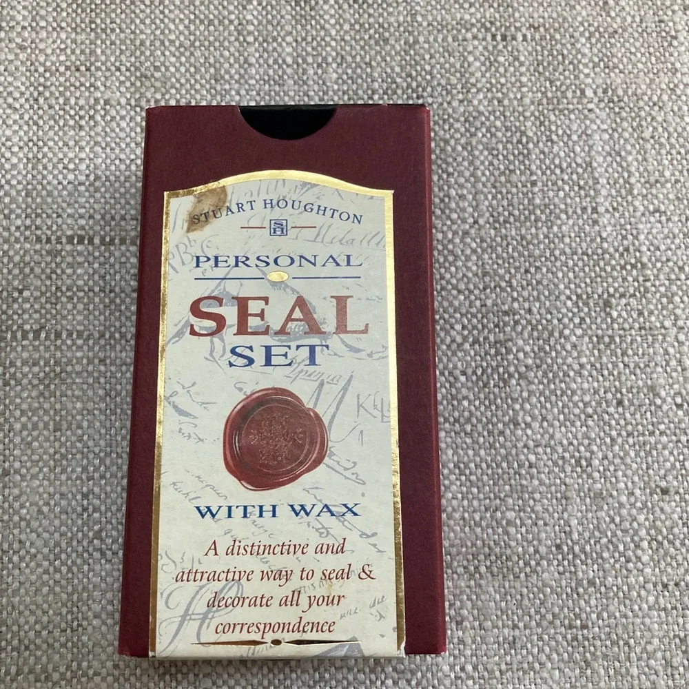 New Stuart Houghton Personal Seal Set With Wax